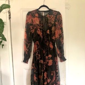 Like New! ZARA flower holiday dress